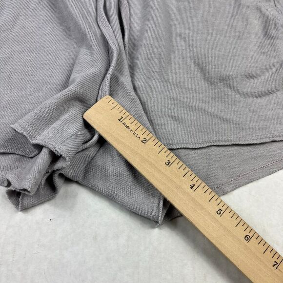 Splendid Jersey Knit Shorts Gray Lounge Drawstring Pockets Stretchy Casual SMALL - Picture 3 of 10